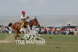 Дааганы айргийн тавд Төв аймгийн Баянцогт сумын уугуул МУ-ын Тод манлай уяач С.Ганхуягийн халтар