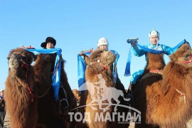 Хил дамнан цуурайтсан хоёр түмэн тэмээний баяраас...