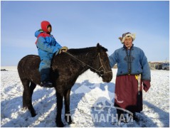 Айргийн тавт хурдалсан Төв аймгийн Сэргэлэн сумын Б.Сүхбаатарын хар морь