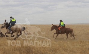 С.Ганхуягийн бор түрүүлж, Т.Галбадрахын ногоон айрагдлаа