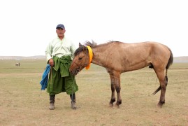 Сумын Алдарт уяач Ш.Өлзий: Төрийн наадмаа анх удаа зорьж ирээд соёолон зургаагаар давхиулсандаа баяртай байна